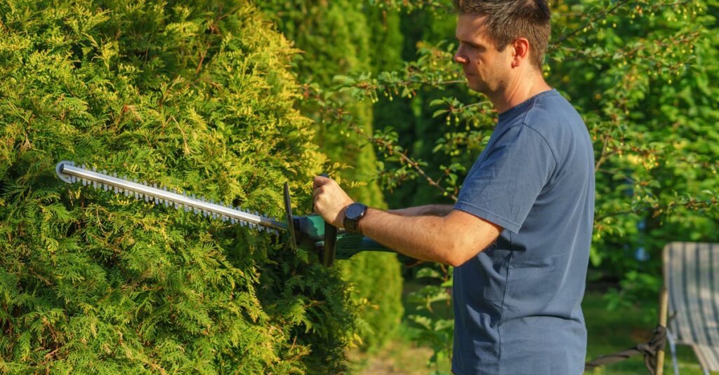 Ryobi 40V hedge trimmer